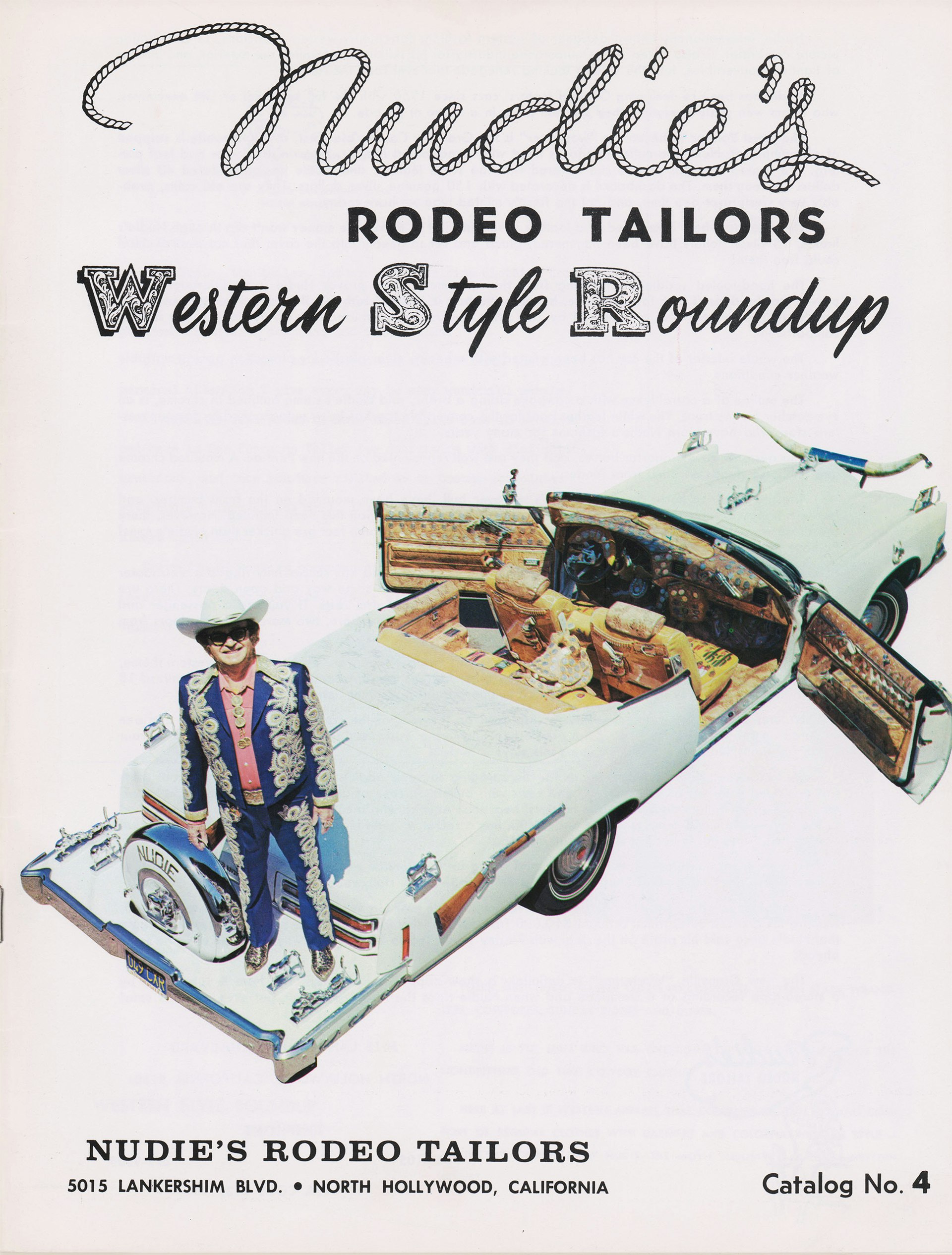 Nudie’s Rodeo Tailors catalogue: custom-car cover