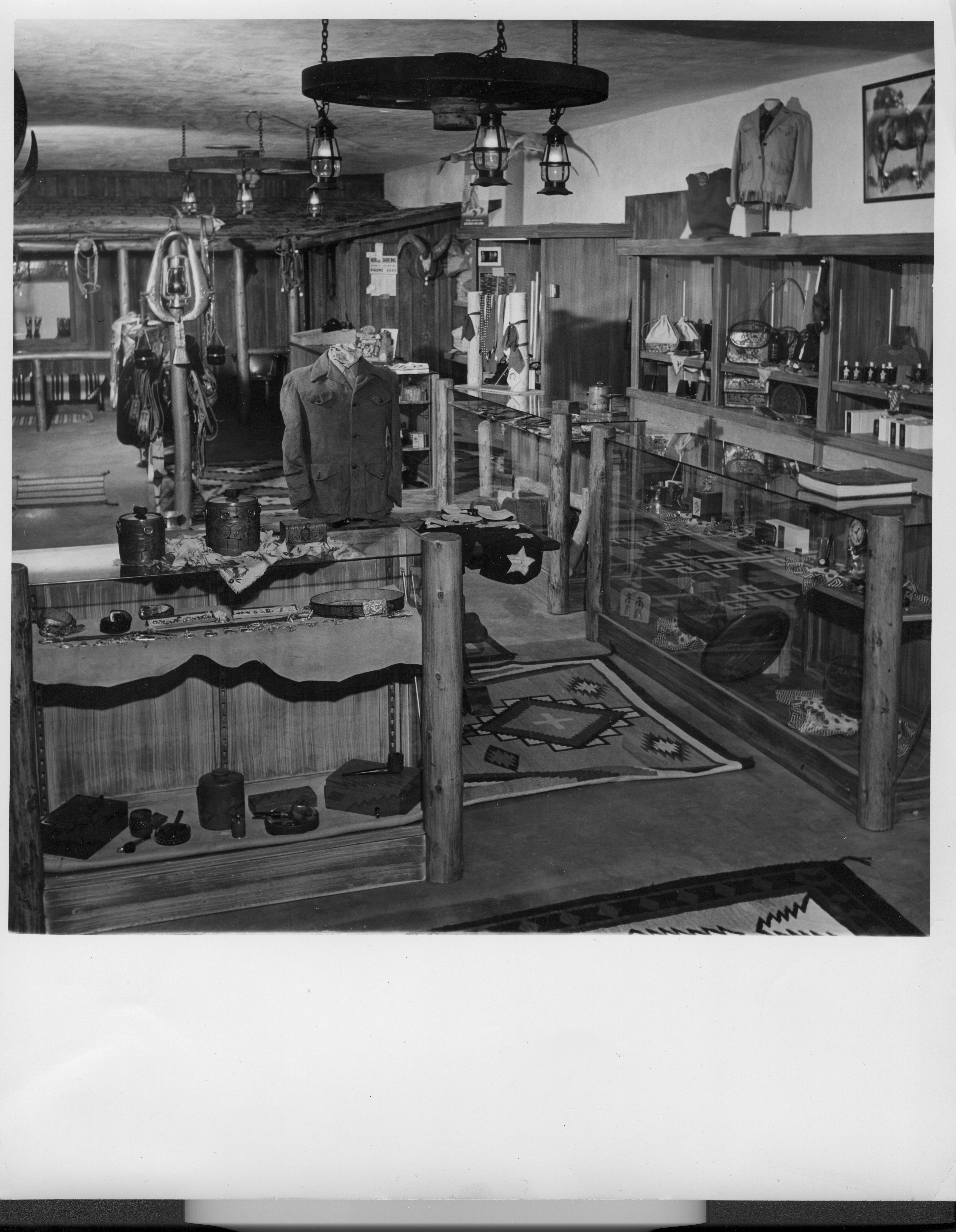 Inside Rex Bell’s Western Wear store