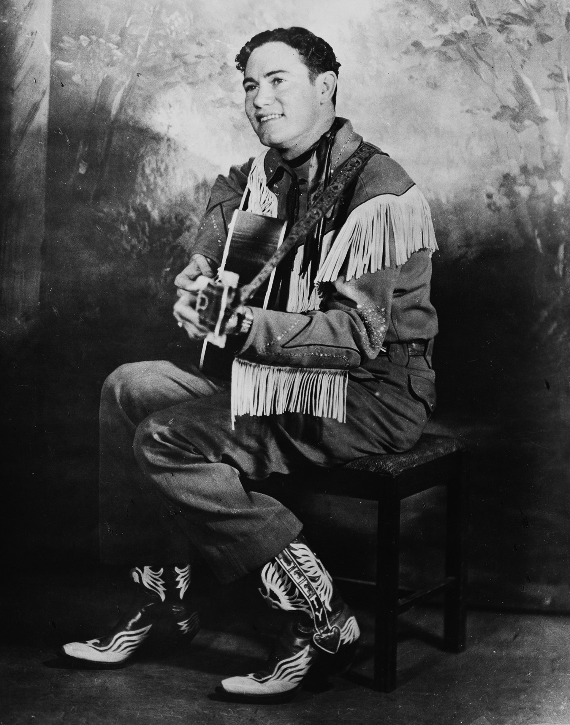 Lefty Frizzell and Jack Starnes in Nudie stagewear