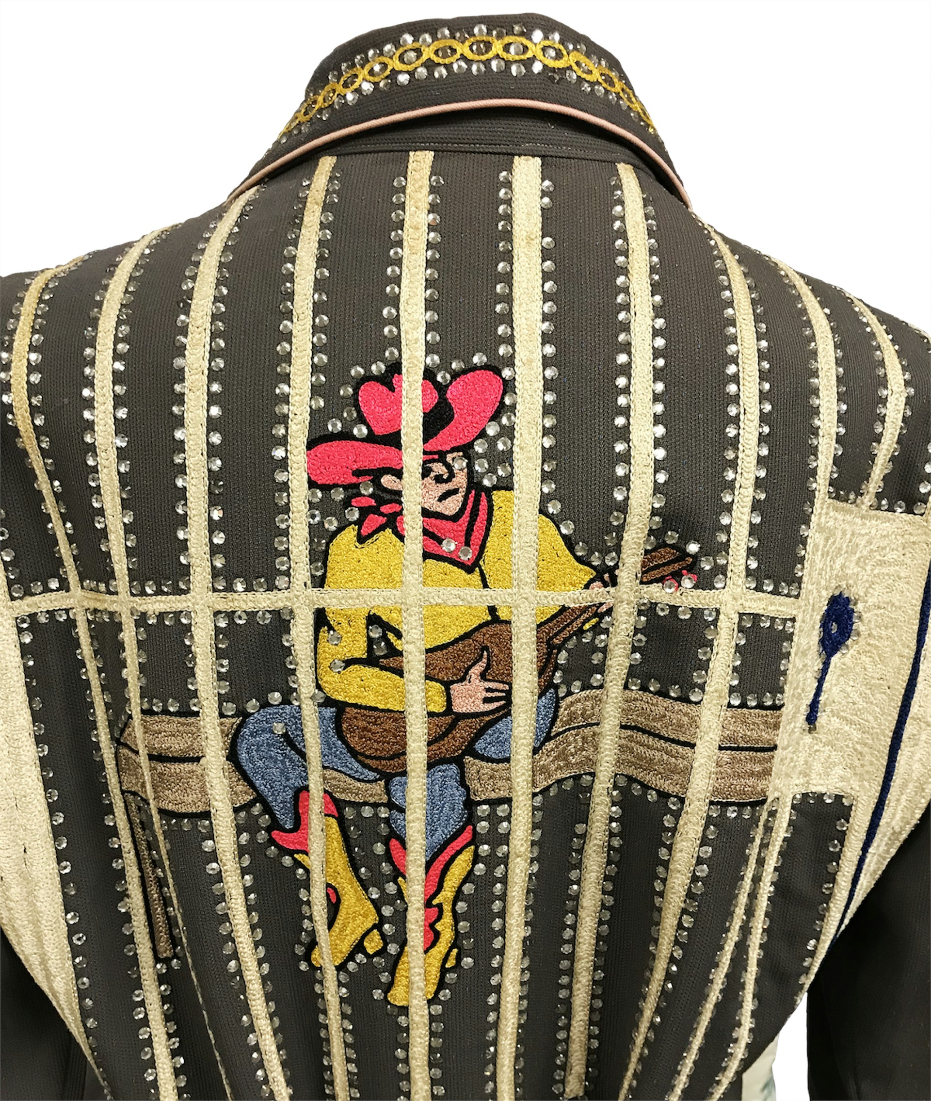 Webb Pierce suit: back detail
