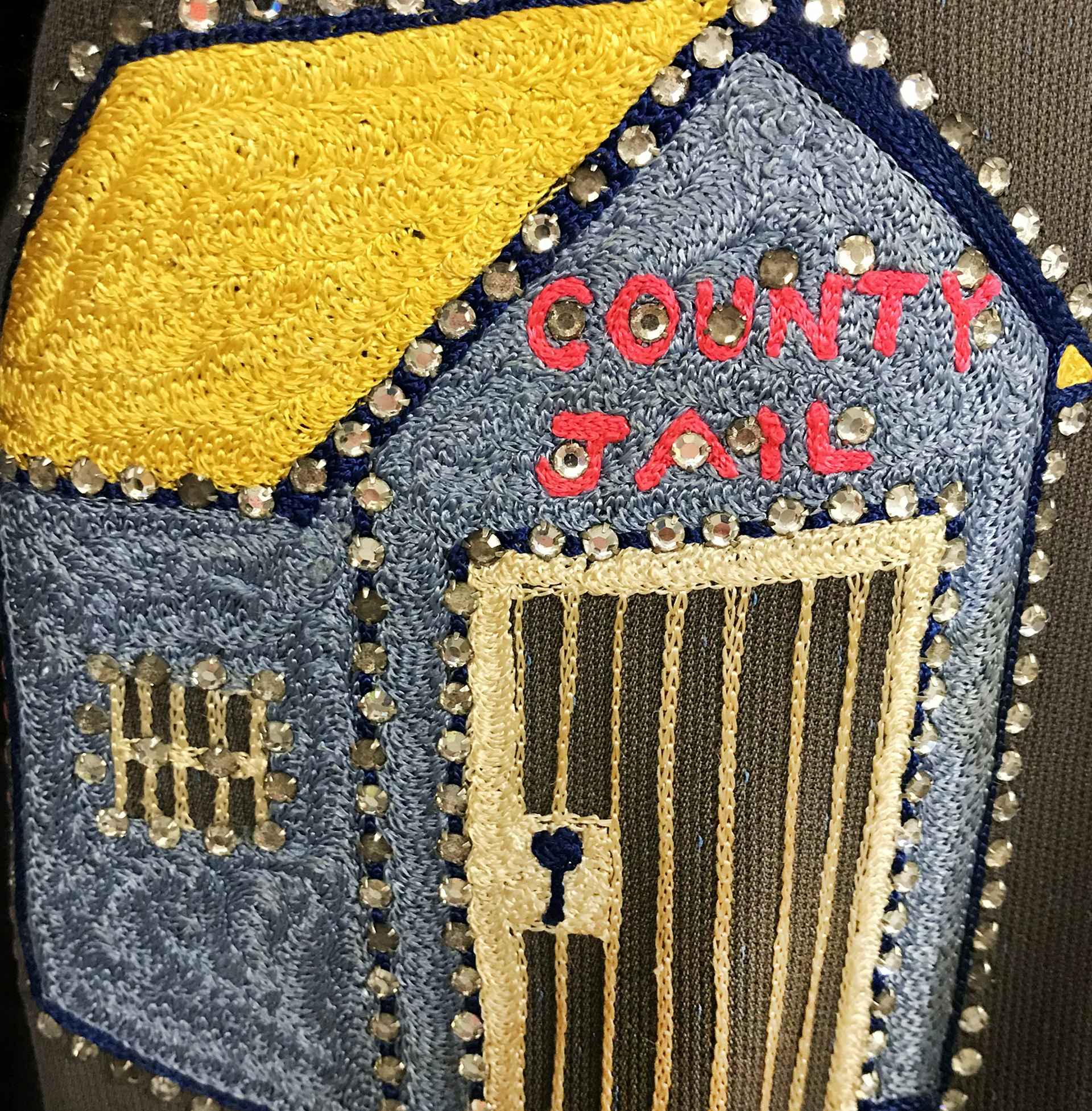 Webb Pierce suit detail