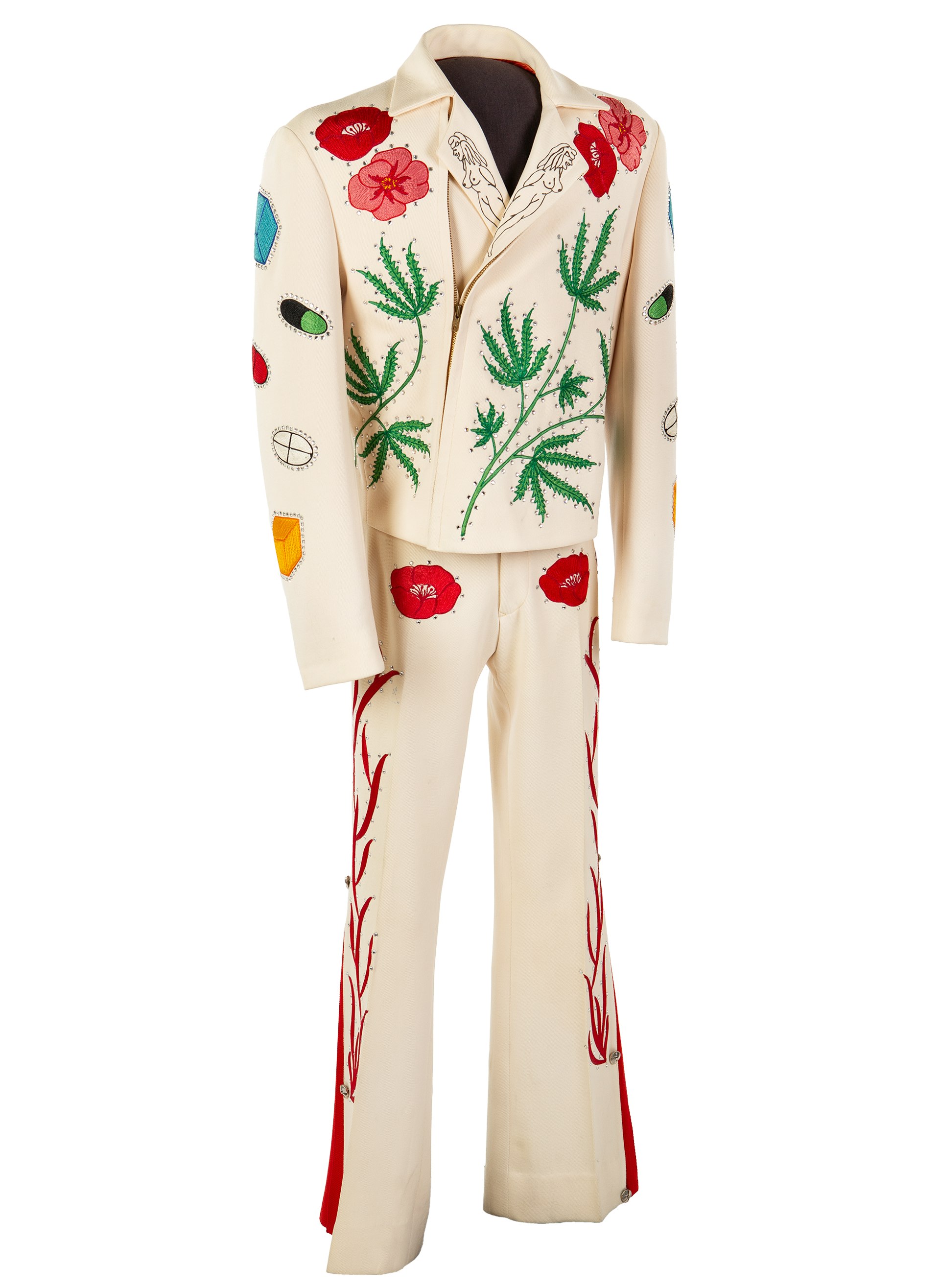 Gram Parsons’s “Sin City” outfit, presented by the Country Music Hall of Fame and Museum.