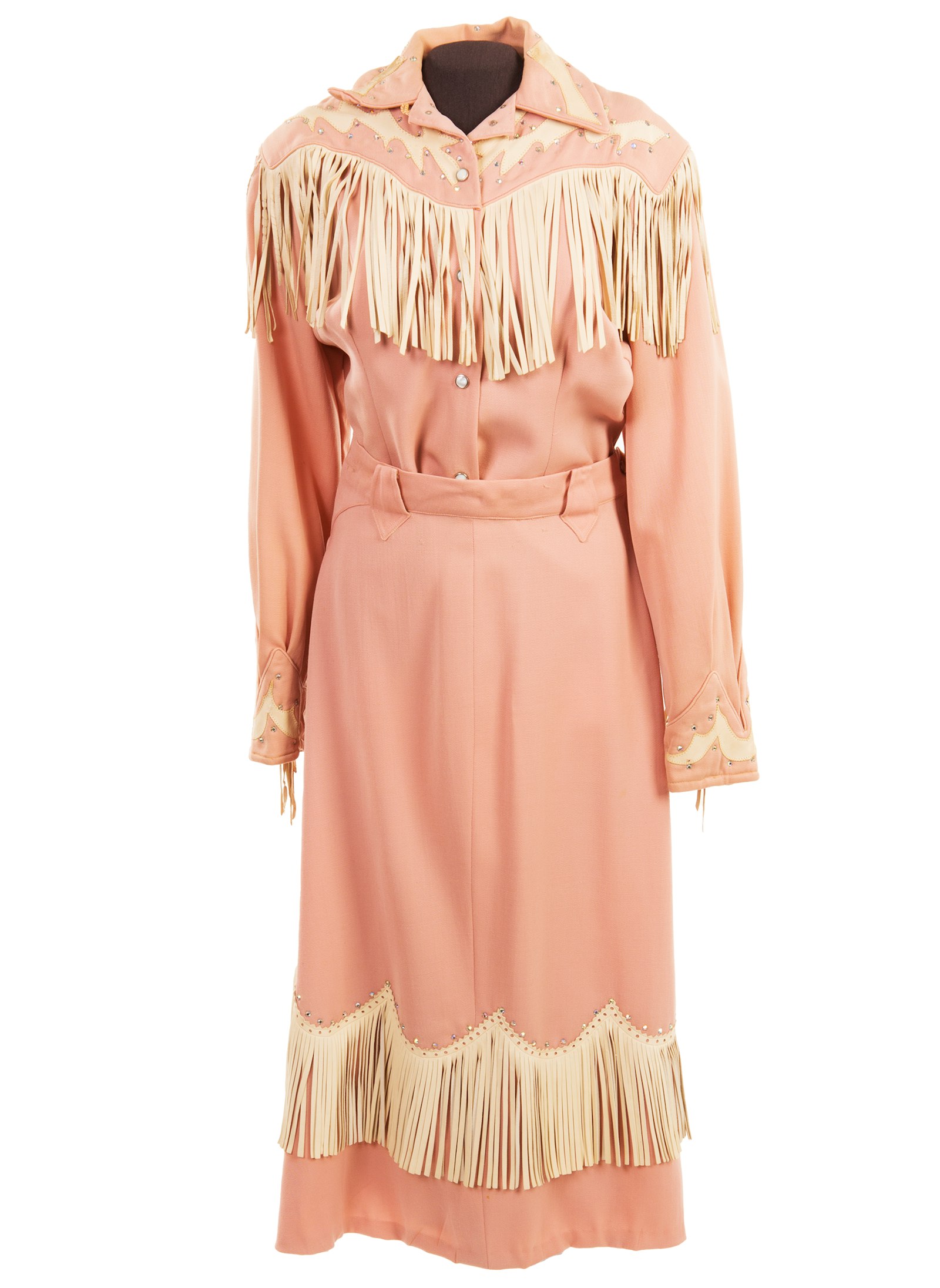 Emmylou Harris outfit; museum reports purchase in early 1970s.