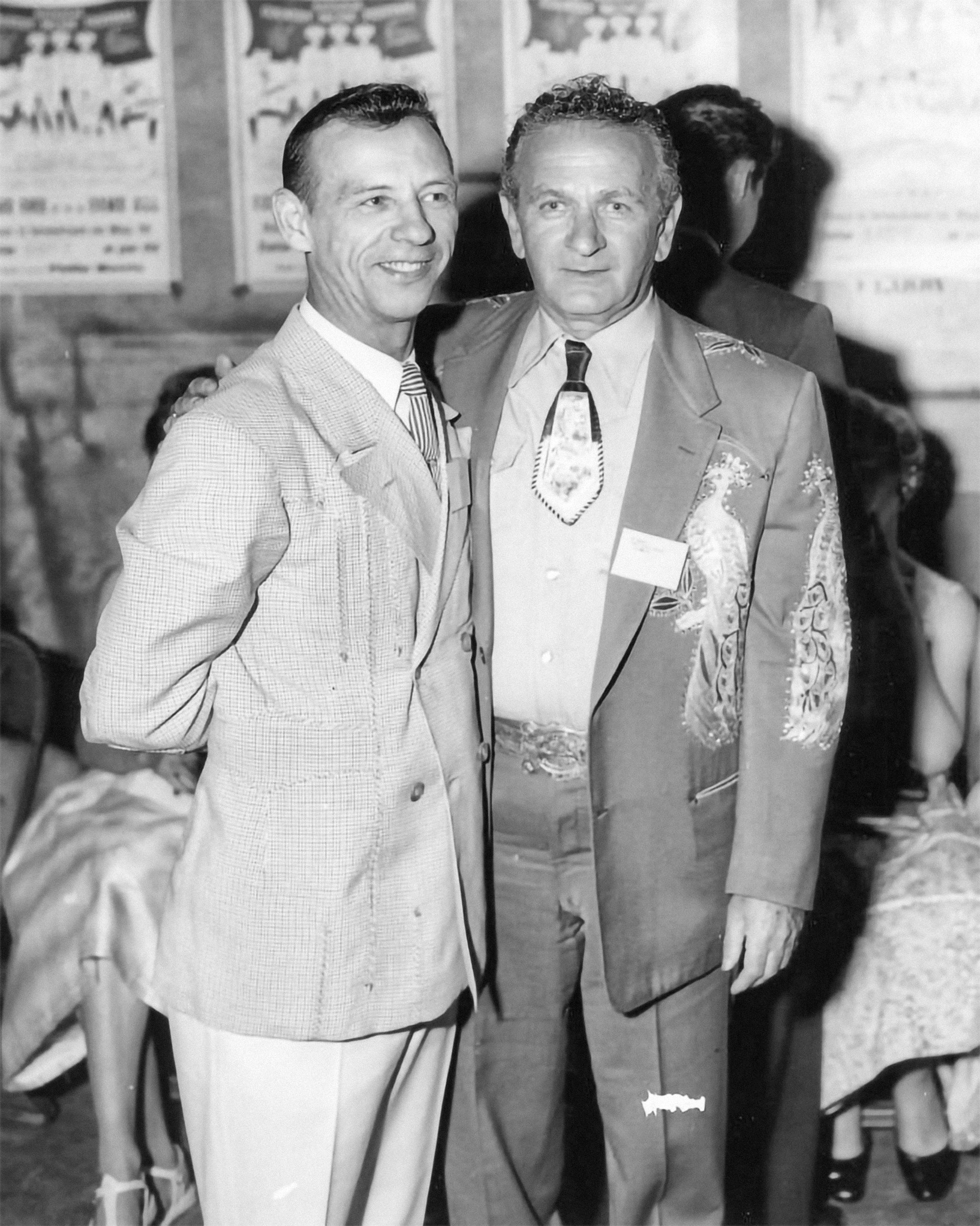 Hank Snow and Nudie Cohn, 1956