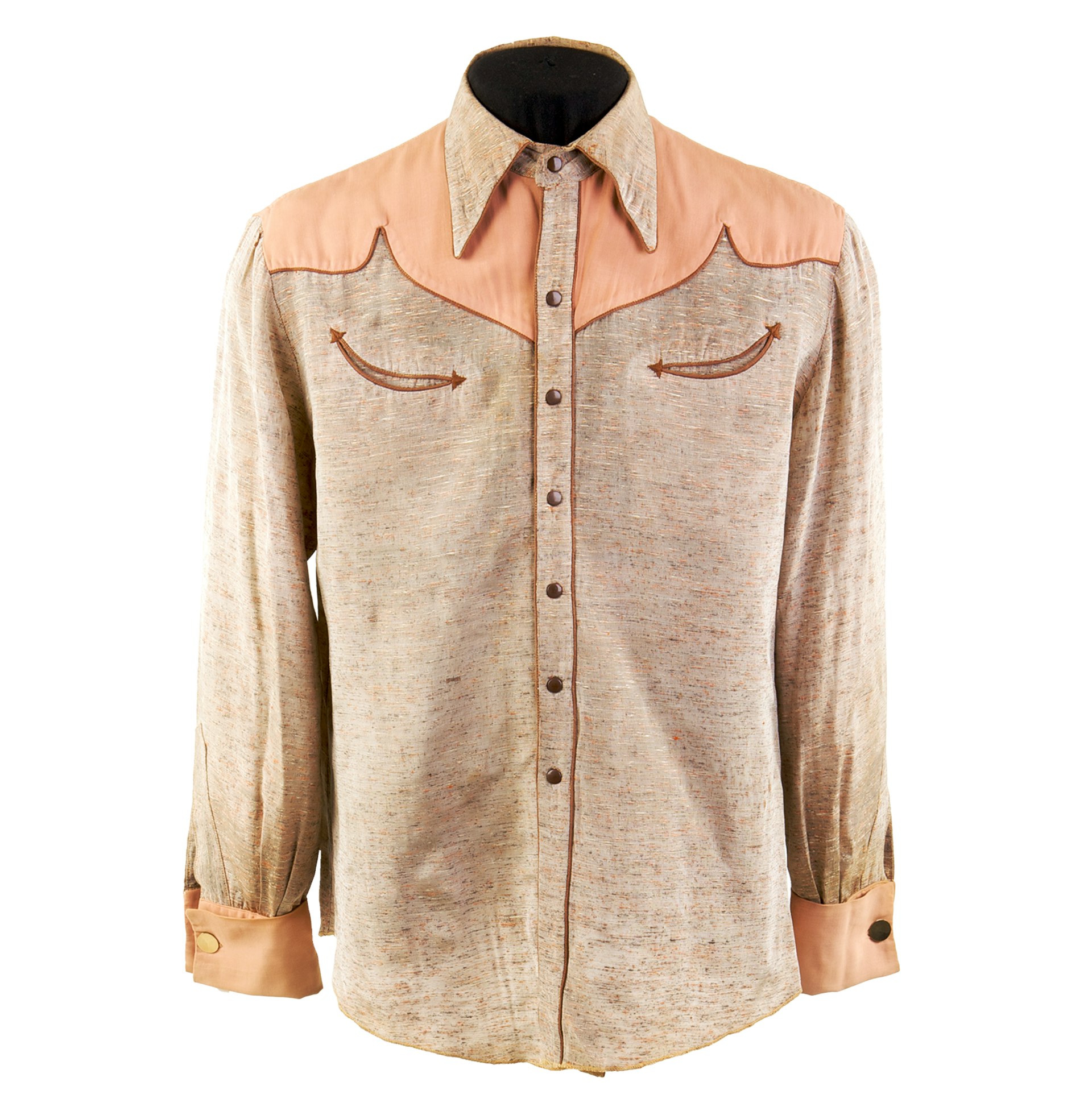 Tex Ritter two-tone shirt