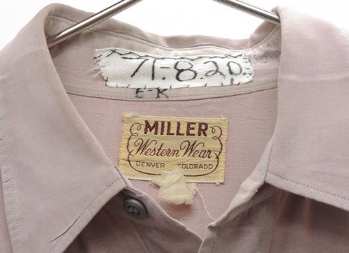 Miller Western Wear label in a History Colorado shirt