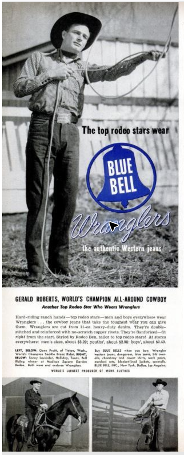 Life 1949 03 28 Wrangler Ad User Supplied
