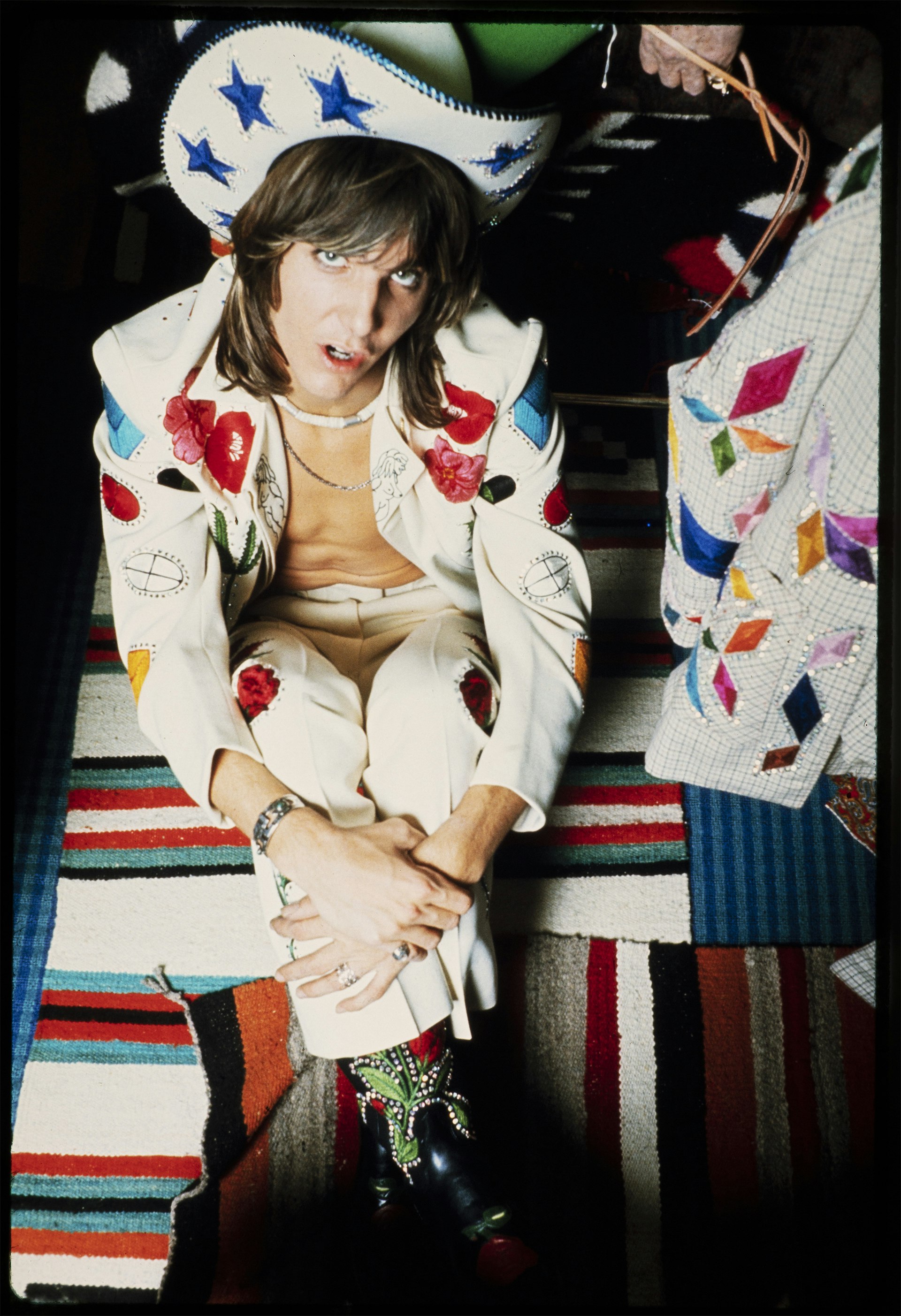 Gram Parsons at Nudie’s Rodeo Tailors, 1969