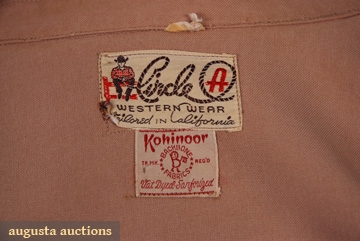 Circle A and Kohinoor labels in the auction lot