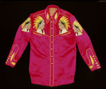 Autry collection view: Rodeo Ben shirt worn by Gene Autry, object 91.221.384, front.