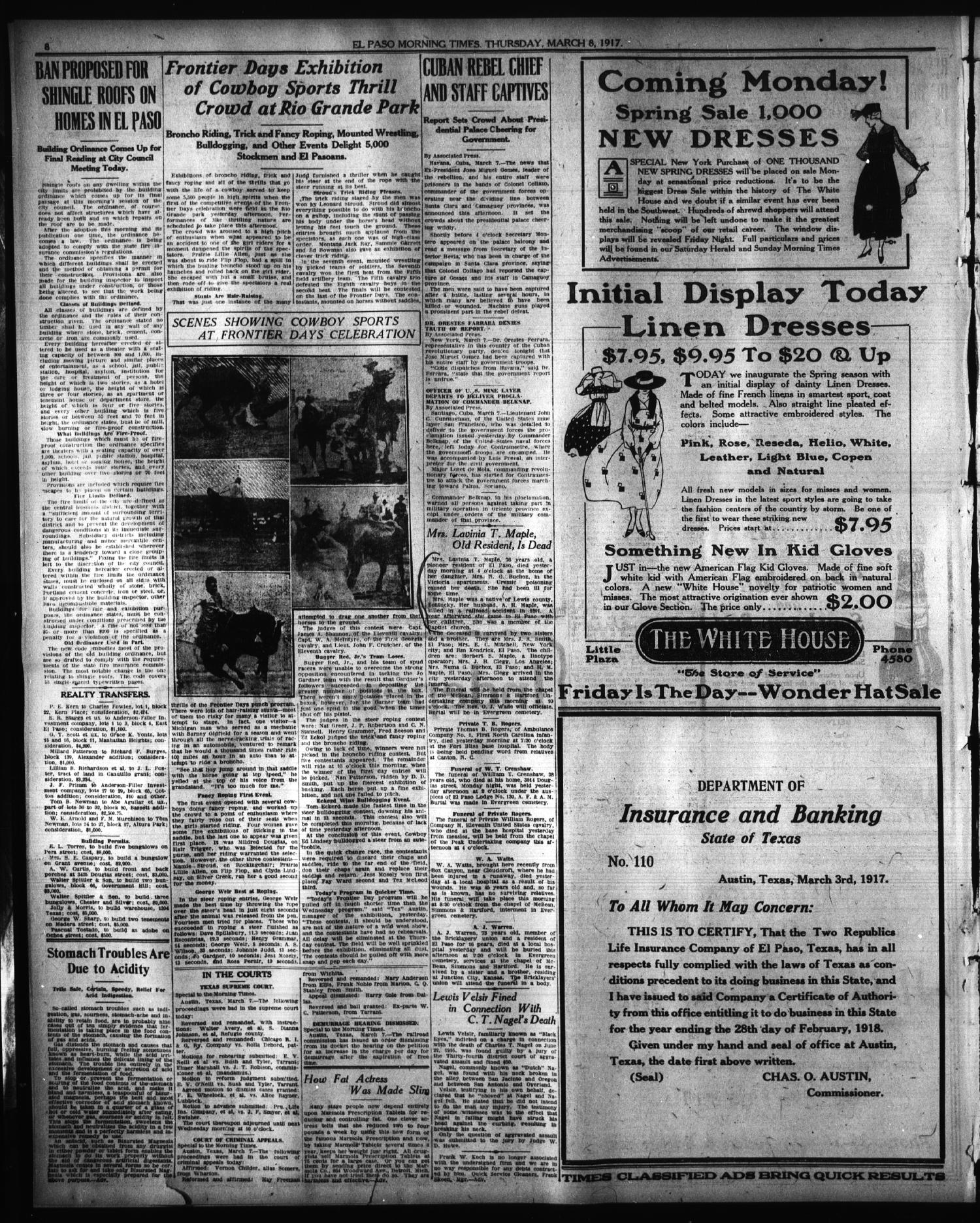 El Paso Morning Times 1917 03 08 P8 Full