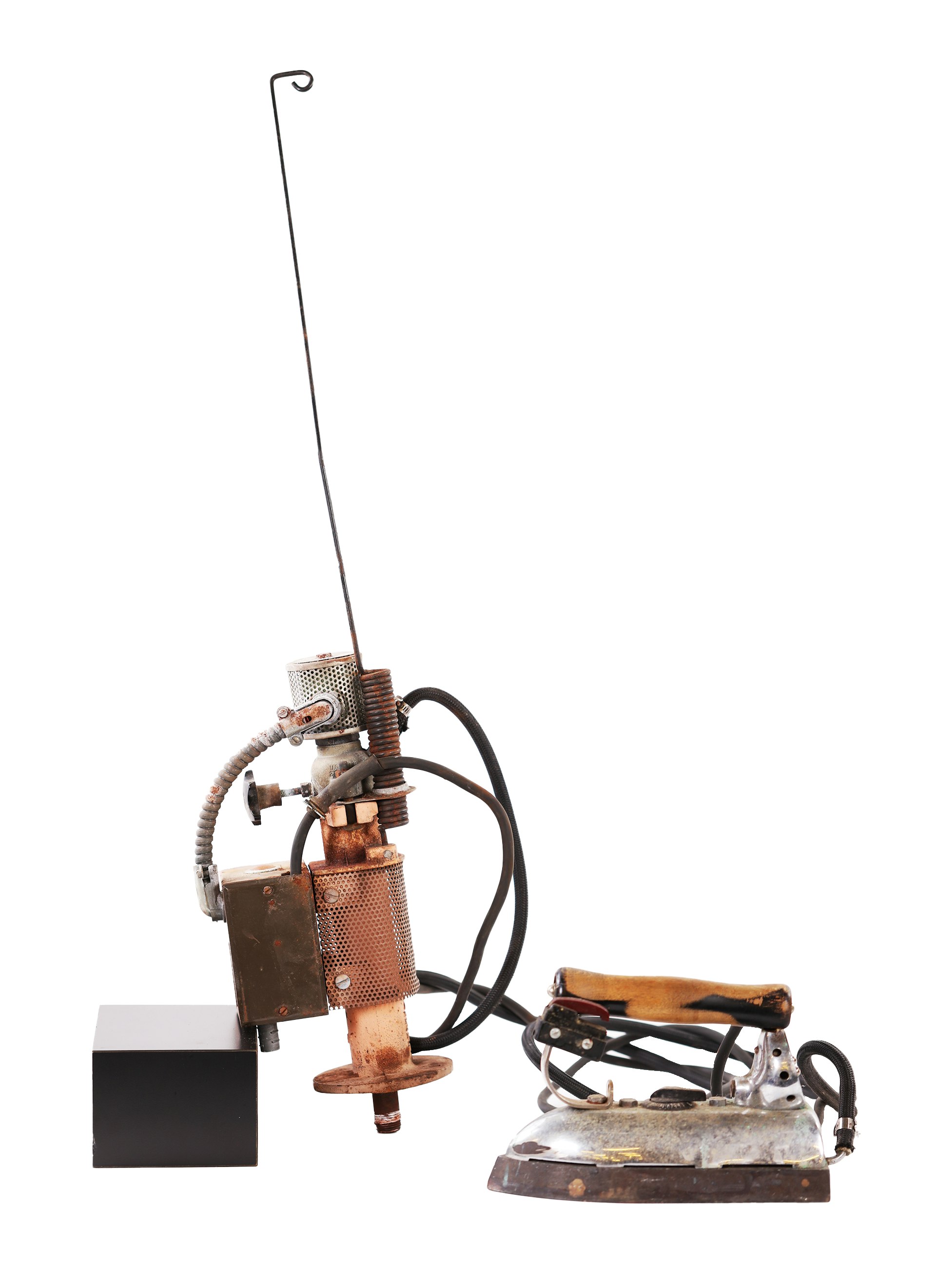 Nudie exhibition workroom: steam iron